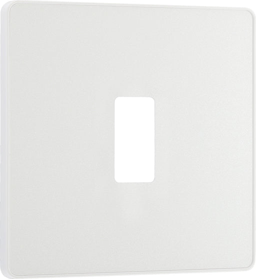 BG Evolve RPCDCL1W 1G Grid Front Plate - Pearlescent White (White) - westbasedirect.com