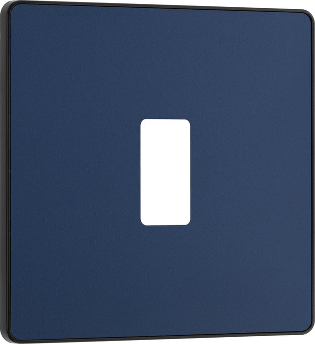 BG Evolve RPCDDB1B 1G Grid Front Plate - Matt Blue (Black) - westbasedirect.com