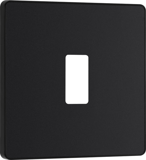 BG Evolve RPCDMB1B 1G Grid Front Plate - Matt Black (Black) - westbasedirect.com