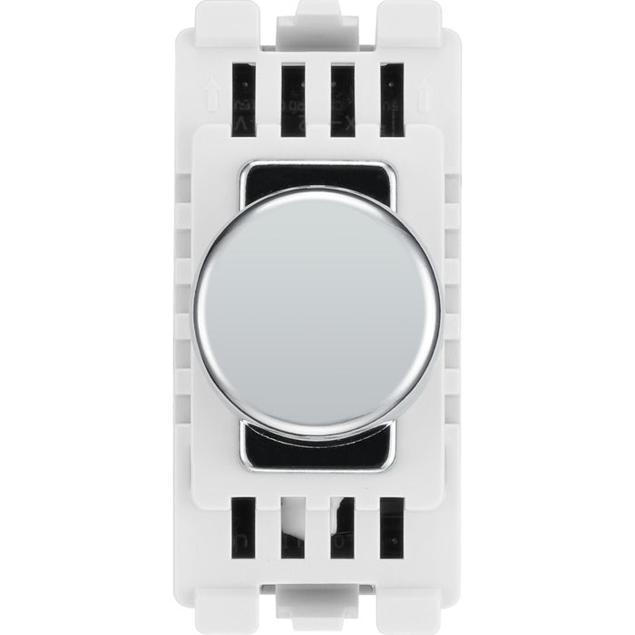 BG RPCDTR Nexus Grid Dimmer 2-Way 200W Trailing Edge - Polished Chrome - westbasedirect.com