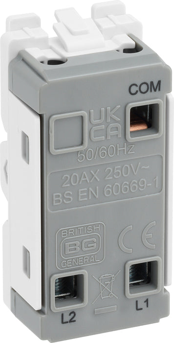 BG Evolve RPCDW12EL Grid 20AX Secret Key SP 2-Way (EMG LTG TEST) - White - westbasedirect.com
