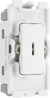 BG Evolve RPCDW12KY Grid 20AX Secret Key SP 2-Way - White