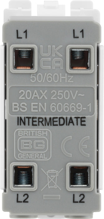 BG Evolve RPCDW13 Grid 20AX Intermediate - White Nickel - westbasedirect.com