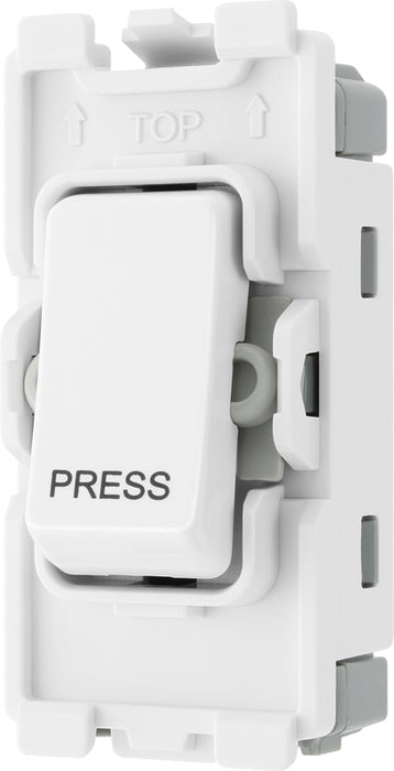 BG Evolve RPCDW14 Grid 20AX SP 2-Way Retractive (PRESS) - White - westbasedirect.com