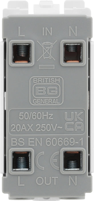 BG Evolve RPCDW30 Grid 20AX DP - White - westbasedirect.com