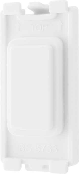 BG Evolve RPCDWBLNK Grid Blank Module - White - westbasedirect.com