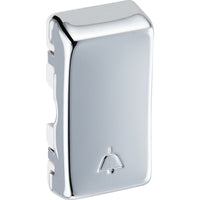 BG RRBELLPC Nexus Grid Rocker Embossed (BELL SYMBOL) - Polished Chrome