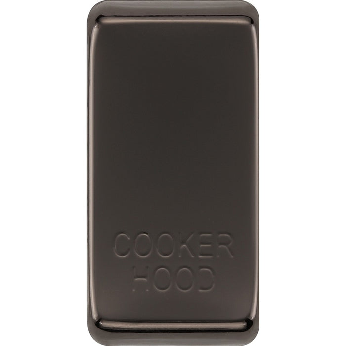 BG RRCHBN Nexus Grid Rocker Embossed (COOKER HOOD) - Black Nickel - westbasedirect.com