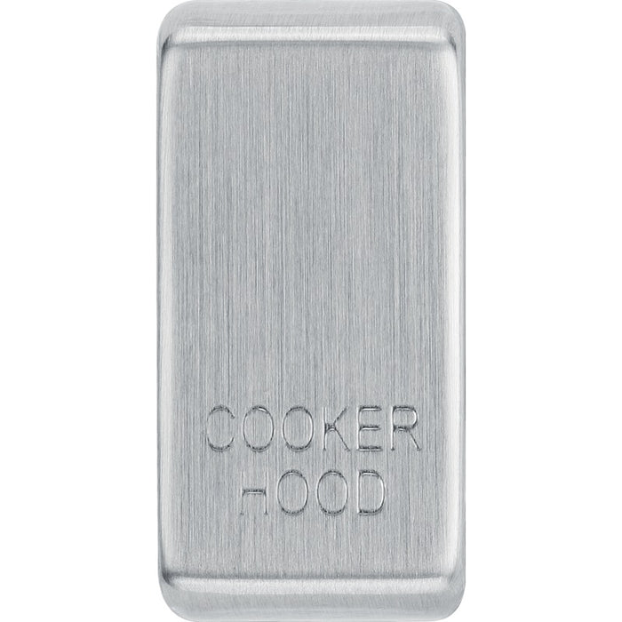 BG RRCHBS Nexus Grid Rocker Embossed (COOKER HOOD) - Brushed Steel - westbasedirect.com