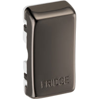 BG RRFDBN Nexus Grid Rocker Embossed (FRIDGE) - Black Nickel