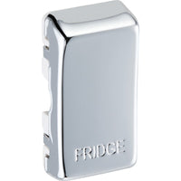 BG RRFDPC Nexus Grid Rocker Embossed (FRIDGE) - Polished Chrome