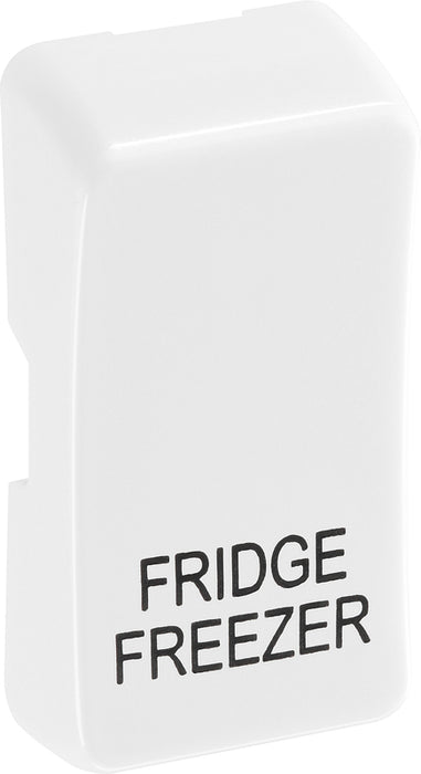 BG Evolve RRFFPCDW Grid Rocker Printed (FRIDGE FREEZER) - White - westbasedirect.com
