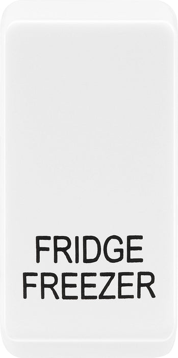 BG Evolve RRFFPCDW Grid Rocker Printed (FRIDGE FREEZER) - White - westbasedirect.com