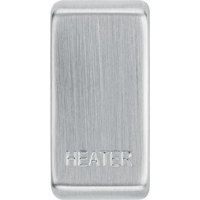 BG RRHTBS Nexus Grid Rocker Embossed (HEATER) - Brushed Steel - westbasedirect.com