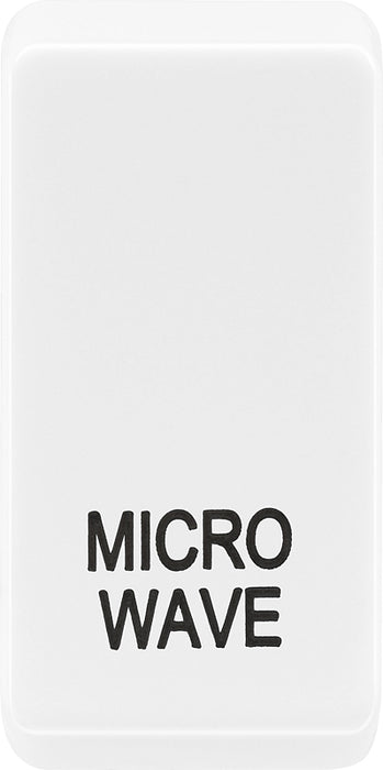 BG Evolve RRMWPCDW Grid Rocker Printed (MICROWAVE) - White - westbasedirect.com