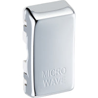 BG RRMWPC Nexus Grid Rocker Embossed (MICROWAVE) - Polished Chrome