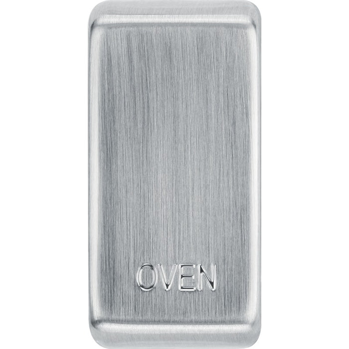 BG RROVBS Nexus Grid Rocker Embossed (OVEN) - Brushed Steel - westbasedirect.com