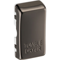 BG RRTDBN Nexus Grid Rocker Embossed (TUMBLE DRYER) - Black Nickel