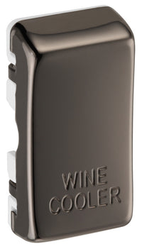 BG RRWCBN Nexus Grid Rocker Embossed (WINE COOLER) - Black Nickel