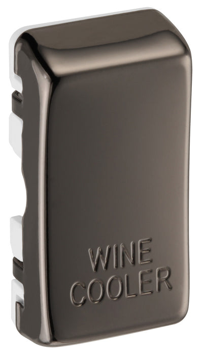 BG RRWCBN Nexus Grid Rocker Embossed (WINE COOLER) - Black Nickel - westbasedirect.com