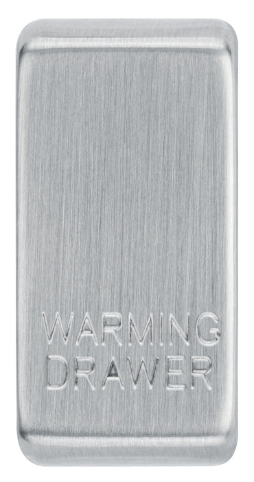 BG RRWDBS Nexus Grid Rocker Embossed (WARMING DRAWER) - Brushed Steel - westbasedirect.com