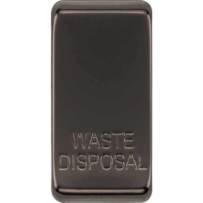 BG RRWDISBN Nexus Grid Rocker Embossed (WASTE DISPOSAL) - Black Nickel - westbasedirect.com