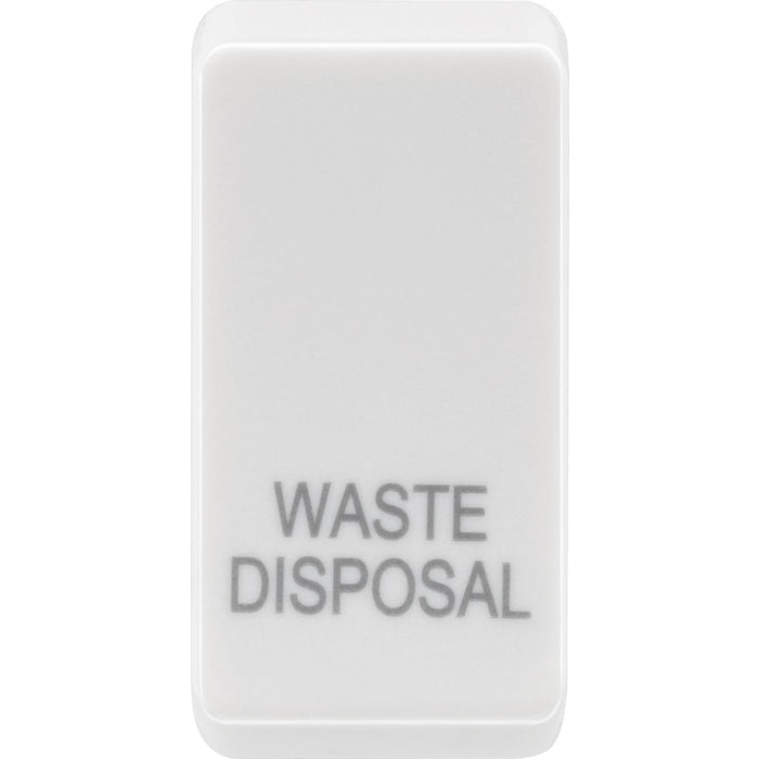 BG RRWDISW Nexus Grid Rocker Printed (WASTE DISPOSAL) - White - westbasedirect.com