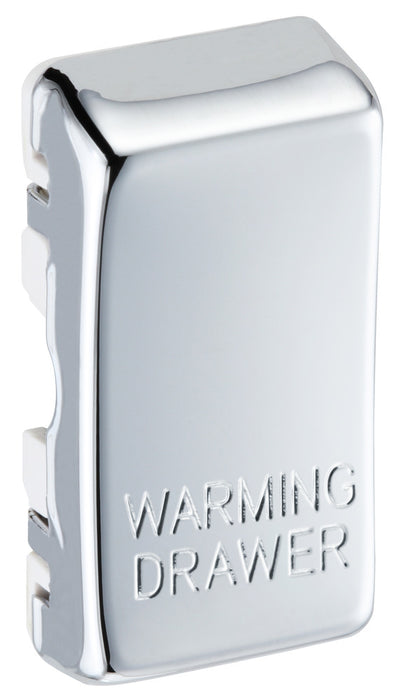 BG RRWDPC Nexus Grid Rocker Embossed (WARMING DRAWER) - Polished Chrome - westbasedirect.com