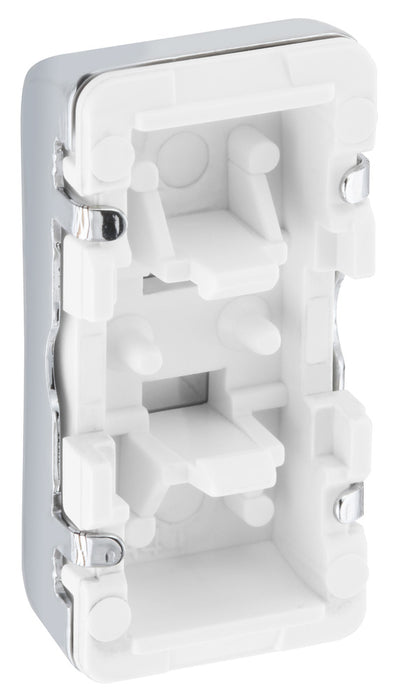 BG RRWDPC Nexus Grid Rocker Embossed (WARMING DRAWER) - Polished Chrome - westbasedirect.com