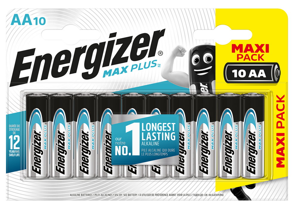 Energizer E301324400 MaxPlus AA | 10 Pack - westbasedirect.com