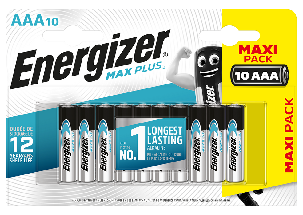 Energizer E301322700 MaxPlus AAA | 10 Pack - westbasedirect.com