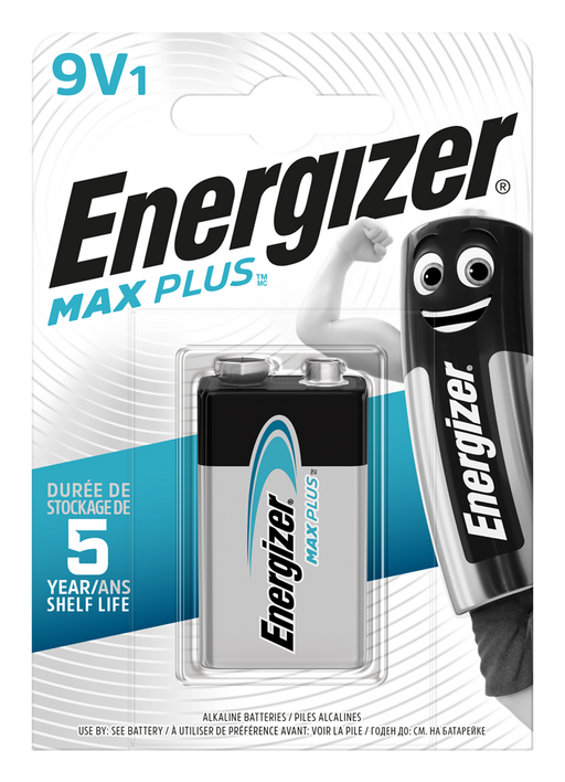Energizer E301323300 MaxPlus 9V | 1 Pack - westbasedirect.com