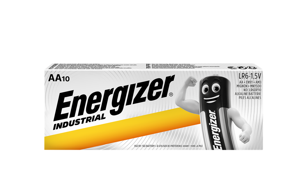 Energizer E300824200 Industrial AA | Box of 10 - westbasedirect.com