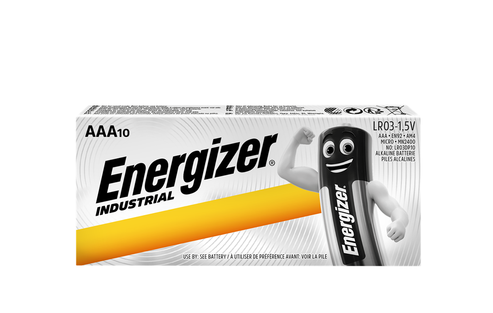 Energizer E300824300 Industrial AAA | Box of 10 - westbasedirect.com