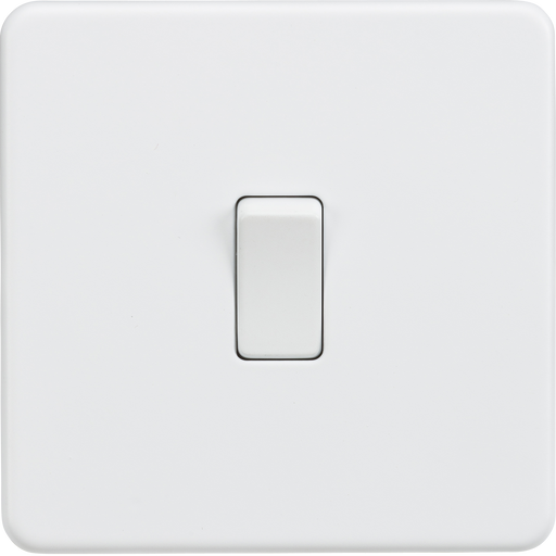 Knightsbridge SF1200MW Screwless 10AX 1G Intermediate Switch - Matt White - westbasedirect.com