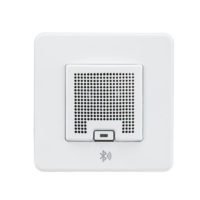 Knightsbridge SFBLUEMW Screwless 3W RMS Bluetooth Speaker Outlet - Matt White - westbasedirect.com