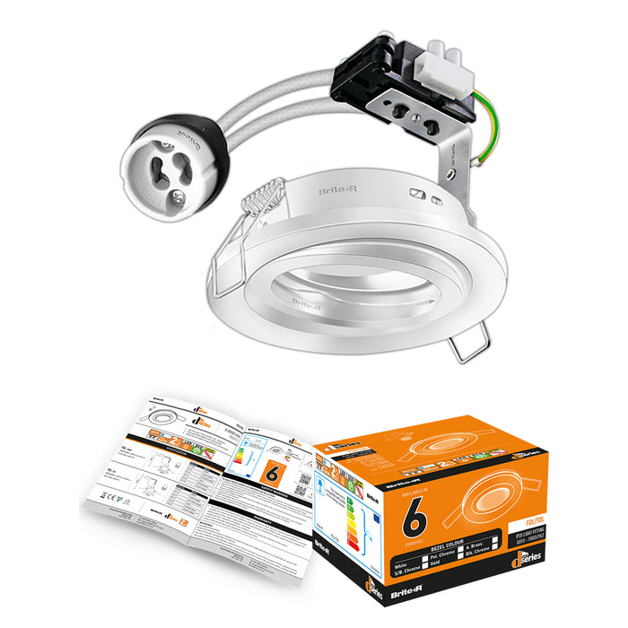 Brite-R TDL IP20 Tilt Downlight White - westbasedirect.com