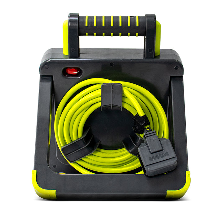 Masterplug WLU05134SL PRO-XT 4 Socket 5m 13A LED Work Light Extension Reel - westbasedirect.com