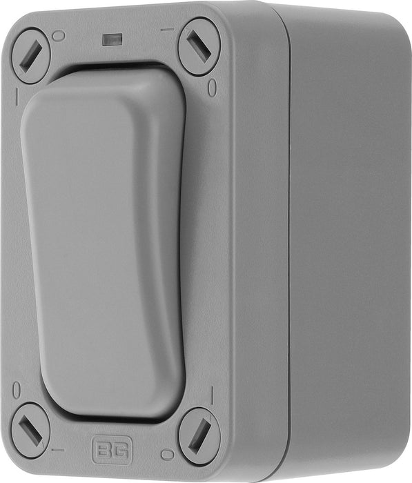 BG WP12S Weatherproof Nexus Storm 20AX 1G 2-Way Switch Slim - westbasedirect.com