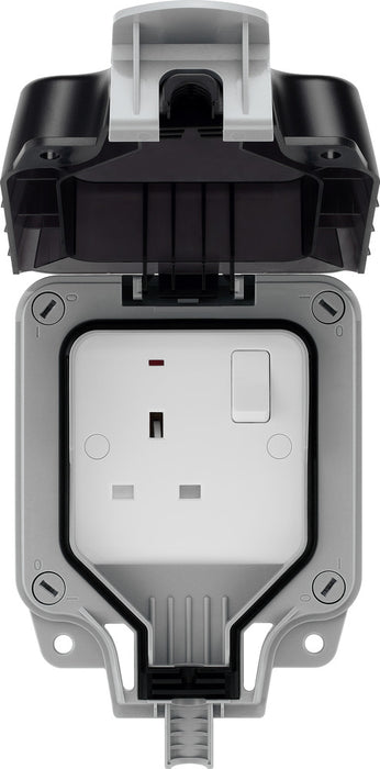 BG WP21 Weatherproof Nexus Storm 13A 1G Switched Socket - westbasedirect.com