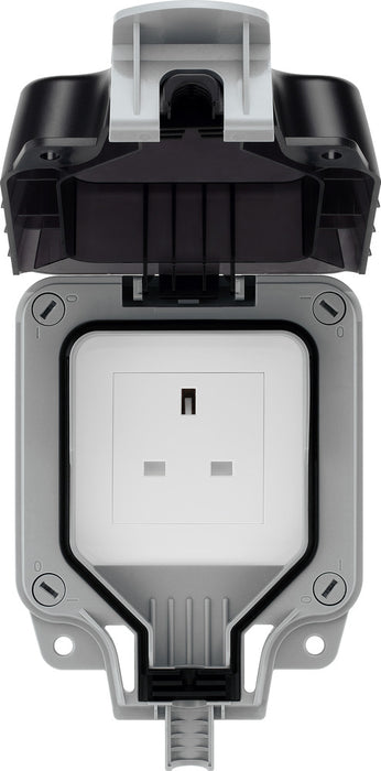 BG WP23 Weatherproof Nexus Storm 13A 1G Unswitched Socket - westbasedirect.com