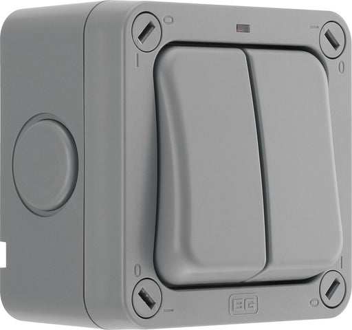 BG WP42 Weatherproof Nexus Storm 20AX 2G 2-Way Switch - westbasedirect.com