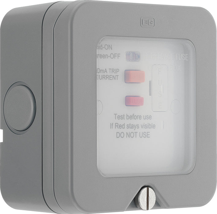 BG WP55RCD Weatherproof Nexus Storm 13A RCD Protection (Latching) - westbasedirect.com