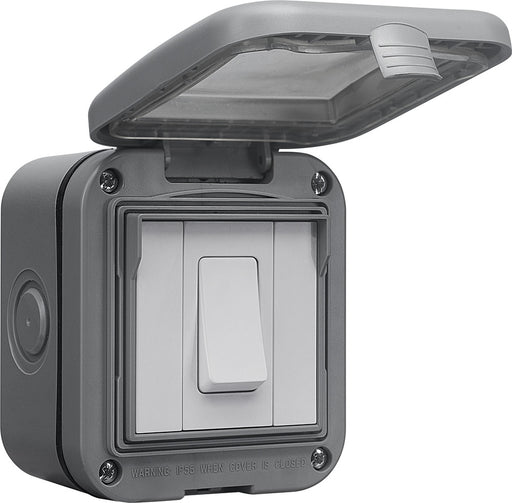 BG WPB12 Weatherproof IP55 10AX 1G 2-Way Switch - westbasedirect.com