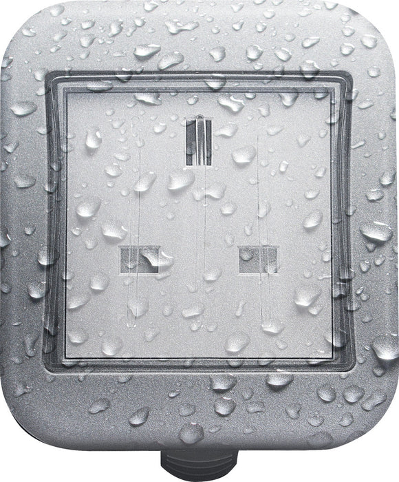 BG WPB23 Weatherproof IP55 13A 1G Unswitched Socket - westbasedirect.com