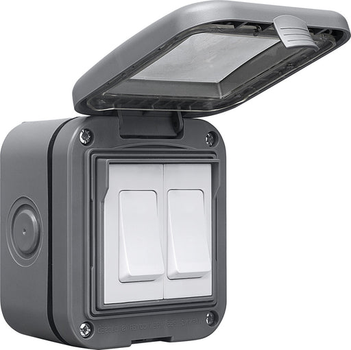 BG WPB42 Weatherproof IP55 10AX 2G 2-Way Switch - westbasedirect.com