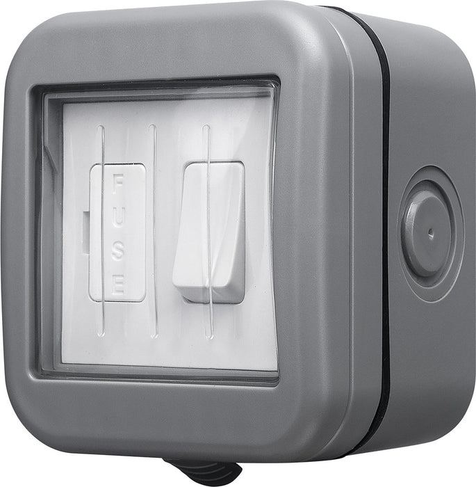 BG WPB50 Weatherproof IP55 13A Switched Fused Spur Unit - westbasedirect.com