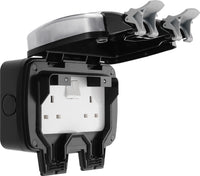 BG WPL22 Weatherproof Decorative 13A 2G DP Switched Socket