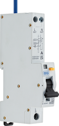 BG CURAFDB6A 6A 30mA B Curve Type A AFDD/RCBO