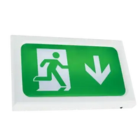 Ansell AENC/1/W Encore IP20 3W LED Emergency Exit Box Maintained/Non-Maintained Lithium White